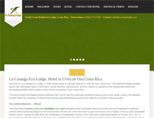 Tablet Screenshot of lacusingalodge.com
